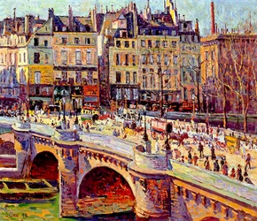 Le Quai Conti, Paryż, 1896
